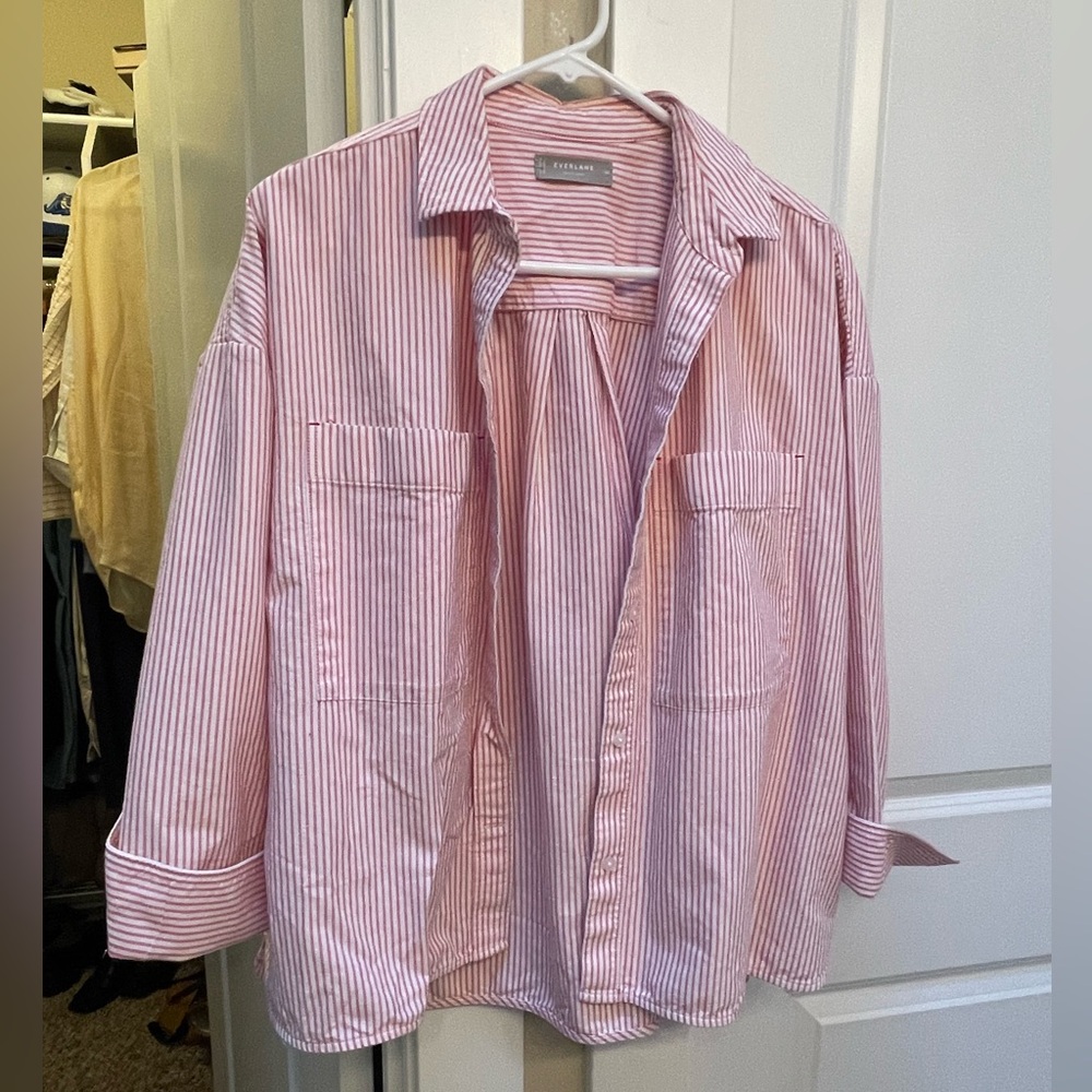 100% organic cotton over shirt Everlane